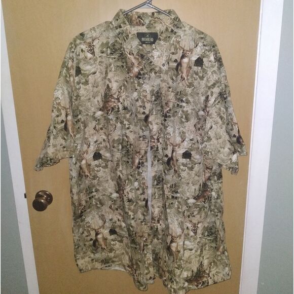 Redhead Men's 100% Cotton Hawaiian Button Down Shirt Size XXL - Picture 1 of 3